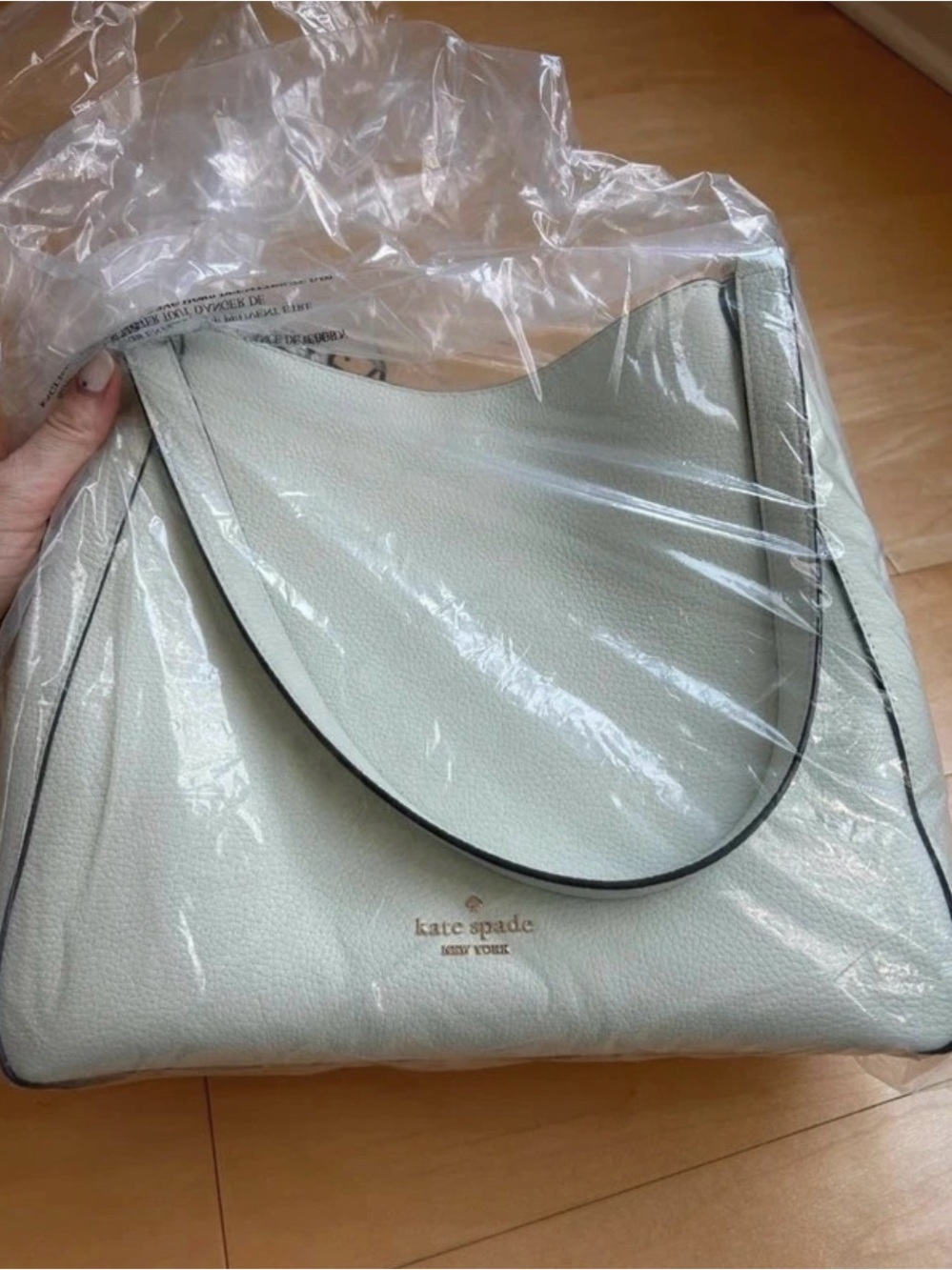 BNWT kate spade Pebbled Leather Shoulder Hobo Bag